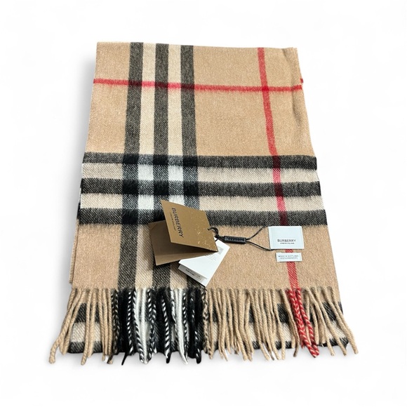 Designer Inspired Nova Check 100% Cashmere Scarf NWT- Multiple Colors - Picture 2 of 14